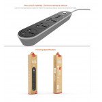 Wholesale Power Strip with 3 USB Port and 3 Outlet Socket Charging Station Surge Protector 10A and 5ft Cord